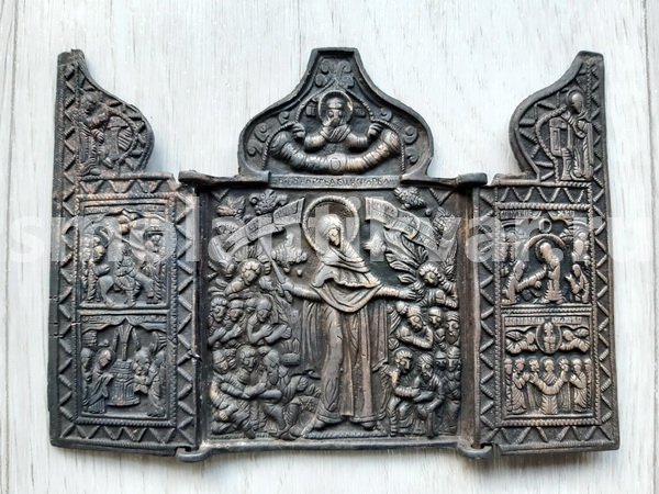 Складень Богородица Всех скорбящих радость