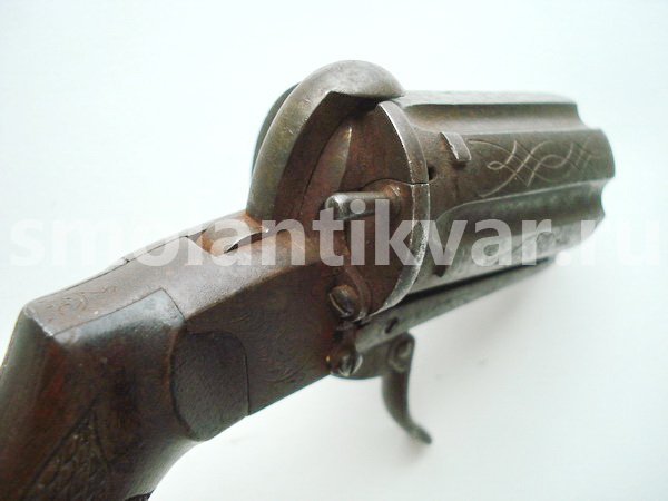 Шестиствольный карманный пистолет «Пепербокс» системы Лефоше. Бельгия 19 век