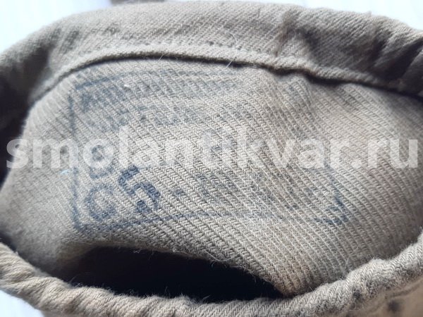 Стеклянная фляга РККА в оригинальном чехле. 1943 г