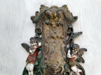 Каминная старинная спичечница