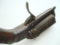 Шестиствольный карманный пистолет «Пепербокс» системы Лефоше. Бельгия 19 век